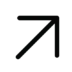 arrow up right shape
